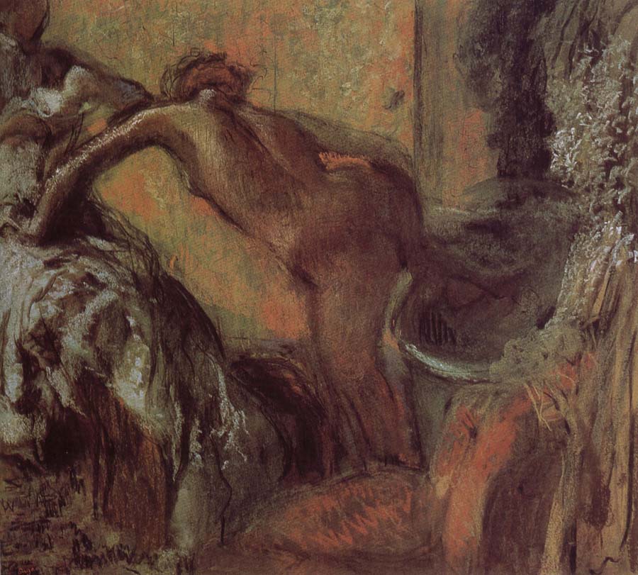 Edgar Degas After bath